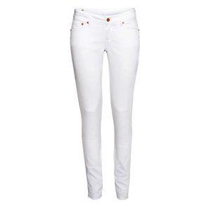H&M White Super Skinny Jeans, 25